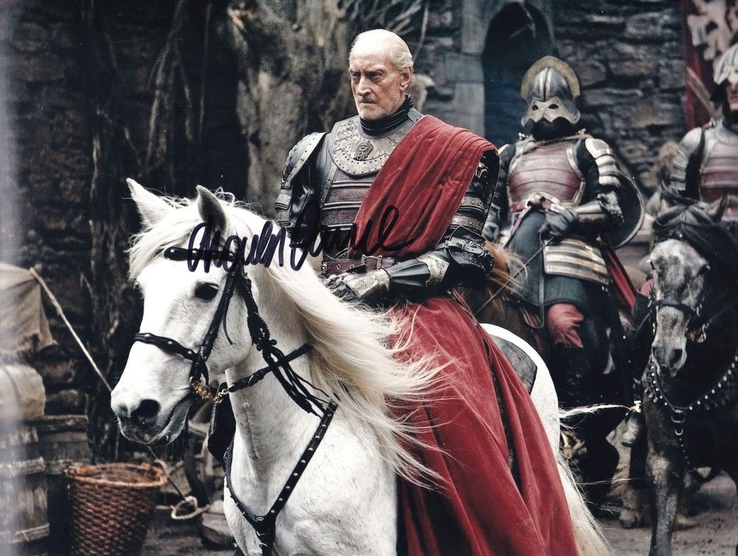 Autogramm Film (UK) | Charles DANCE | 2012 Foto "Game Of Thrones" XL