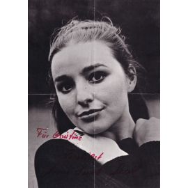 Autogramm Schauspieler | Annelinde GERSTL | 1970er (Portrait SW XL)
