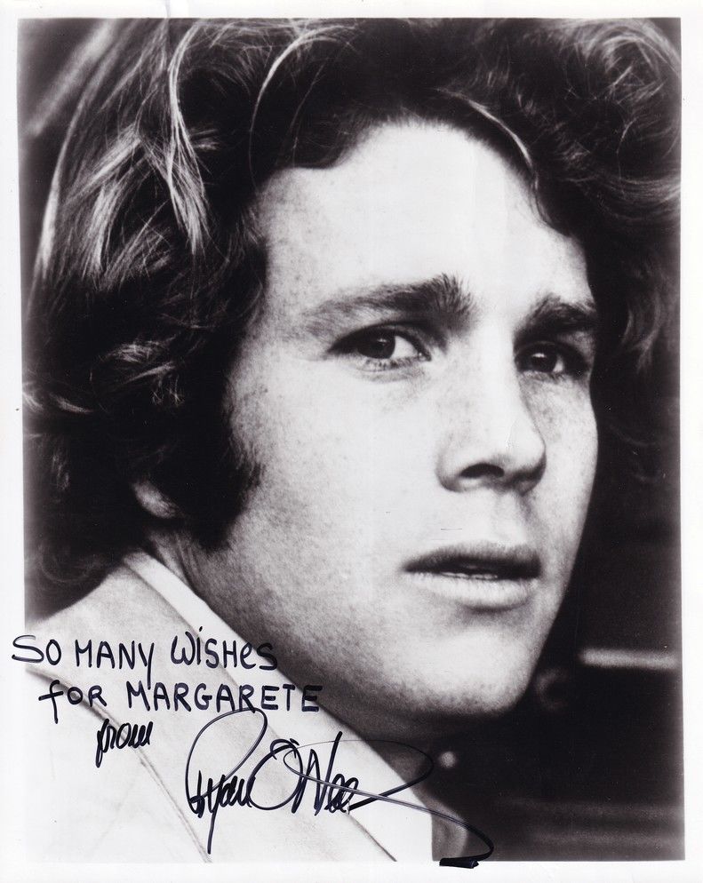 Autogramm Film (USA) | Ryan O´NEAL | 1967 Foto (Portrait SW XL) Peyton Place