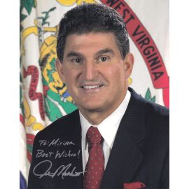 Autogramm Politik (USA) | Joe MANCHIN | Gov. WV. | 2007 (Portrait Color XL) + Brief