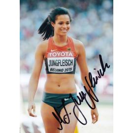Autogramm Hochsprung | Marie-Laurence JUNGFLEISCH | 2015 Foto (Portrait Color XM)