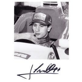 Autogramm Formel 1 | Jarno TRULLI | 2000er Foto (Cockpit SW Renault)