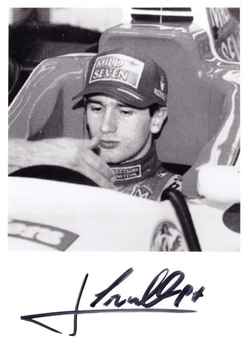 Autogramm Formel 1 | Jarno TRULLI | 2000er Foto (Cockpit SW Renault)