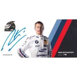 Autogramm Tourenwagen | Maxime MARTIN | 2017 (Portrait Color) BMW