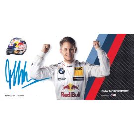 Autogramm Tourenwagen | Marco WITTMANN | 2017 (Portrait Color) BMW