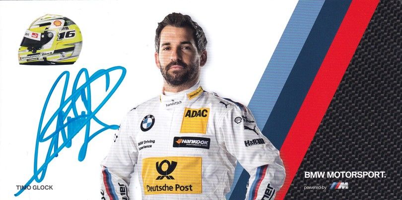 Autogramm Tourenwagen | Timo GLOCK | 2017 (Portrait Color) BMW
