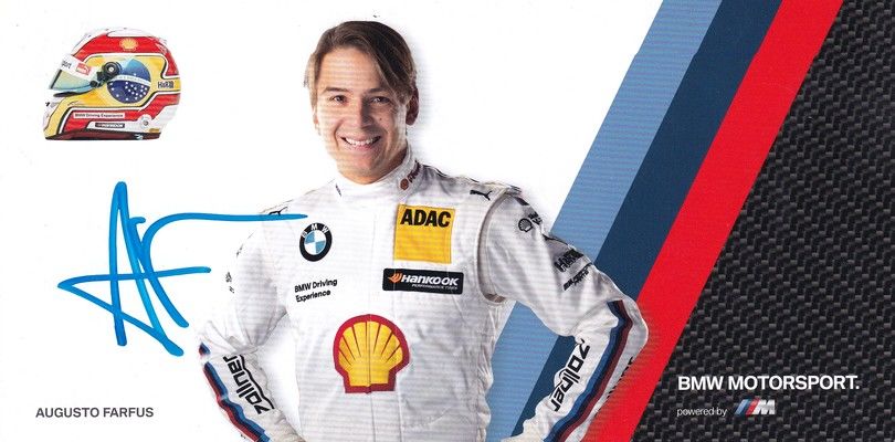 Autogramm Tourenwagen | Augusto FARFUS | 2017 (Portrait Color) BMW