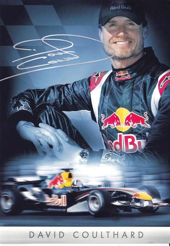 Autogramm Formel 1 | David COULTHARD | 2005 Druck (Collage Color XL) Red Bull