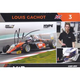 Autogramm Formel 4 | Louis GACHOT | 2017 (Collage Color XL) VAR