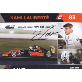 Autogramm Formel 4 | Kami LALIBERTE | 2017 (Collage Color XL) VAR