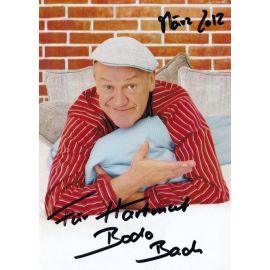 Autogramm Comedy | Bodo BACH | 2010er Foto (Portrait Color XM) 1