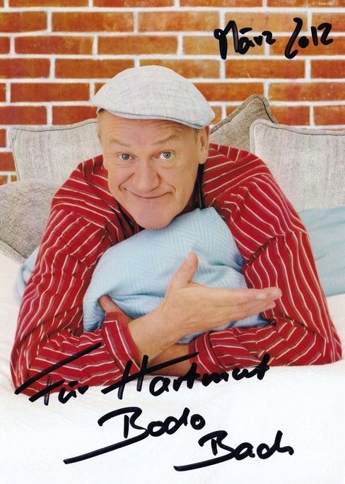 Autogramm Comedy | Bodo BACH | 2010er Foto (Portrait Color XM) 1