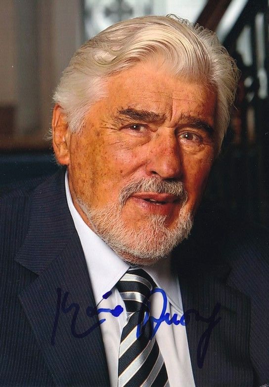 Autogramm Schauspieler | Mario ADORF | 2000er Foto (Portrait Color XM) 2