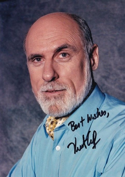 Autogramm Wissenschaft (USA) | Vinton G. CERF | 1990er Foto (Portrait Color) Vater des Internet
