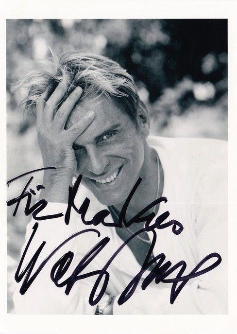 Autogramm Mode | Wolfgang JOOP | 1990er Foto (Portrait SW XM)