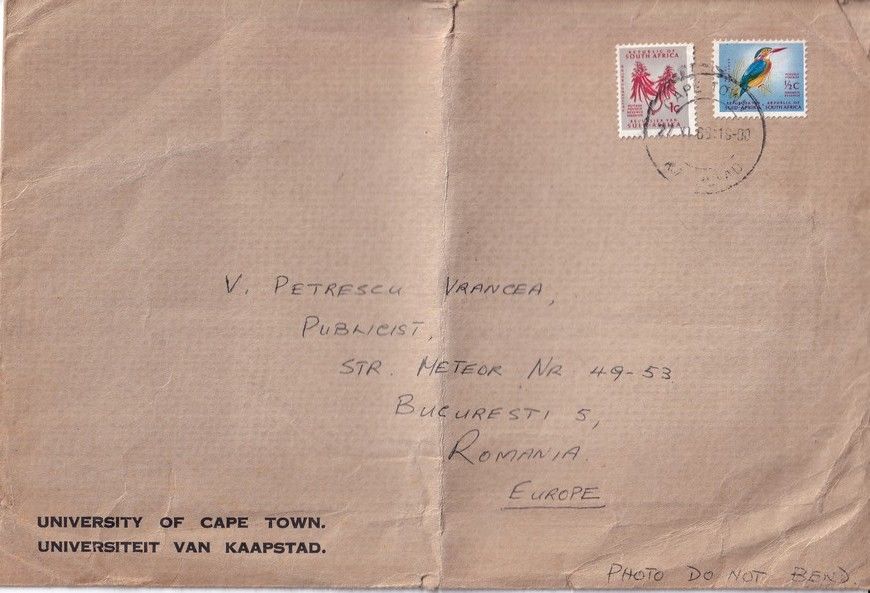 Autogramm Wissenschaft (Südafrika) | Christiaan BARNARD | 1970er (Portrait SW XM) + Umschlag _