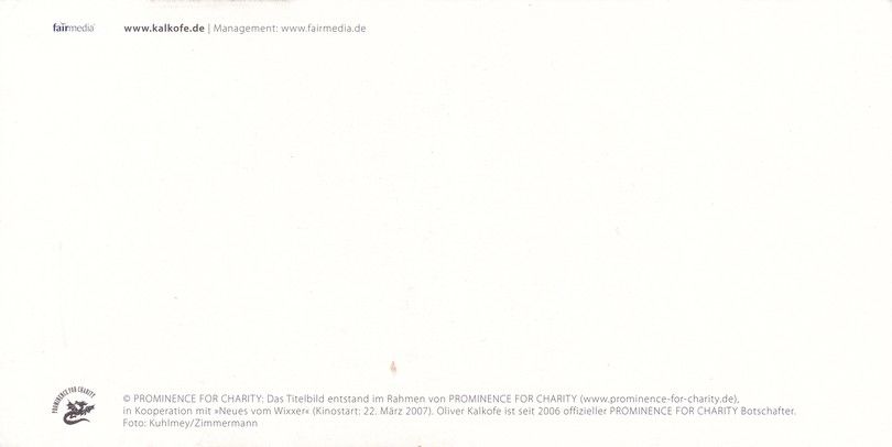Autogramm Film | Oliver KALKOFE | 2007 "Neues Vom Wixxer" XM