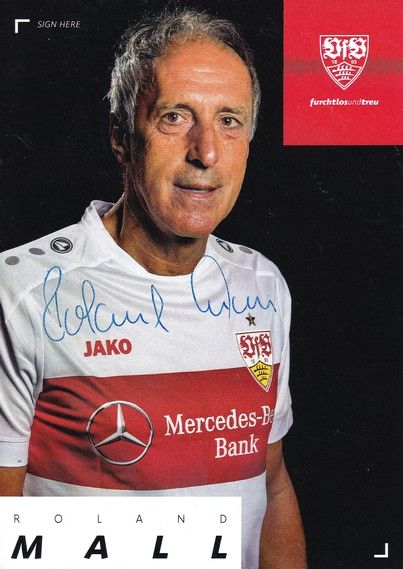 Autogramm Fussball | VfB Stuttgart | 2019 TM | Roland MALL