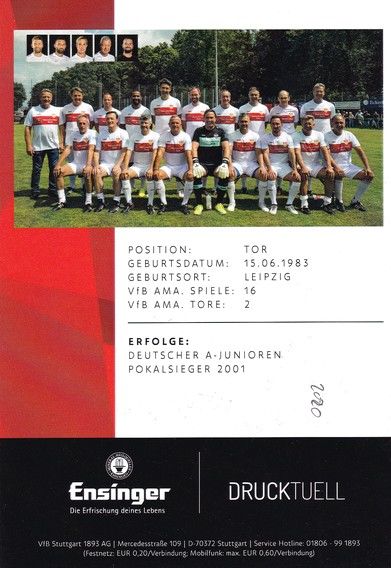 Autogramm Fussball | VfB Stuttgart | 2019 TM | Milan JURKOVIC