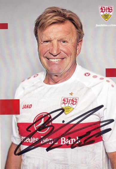 Autogramm Fussball | VfB Stuttgart | 2022 TM | Bernd FÖRSTER