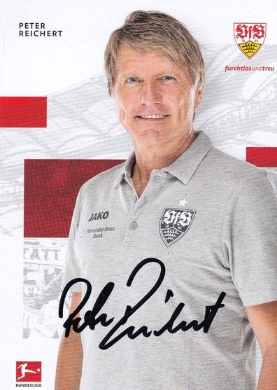 Autogramm Fussball | VfB Stuttgart | 2022 | Peter REICHERT