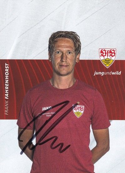 Autogramm Fussball | VfB Stuttgart | 2020 | Frank FAHRENHORST