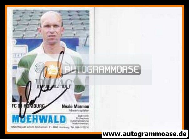 Autogramm Fussball | FC Homburg | 1991 | Neale MARMON