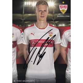 Autogramm Fussball | VfB Stuttgart | 2016 | Timo BAUMGARTL