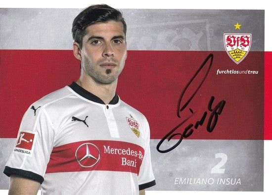 Autogramm Fussball | VfB Stuttgart | 2017 | Emiliano INSUA