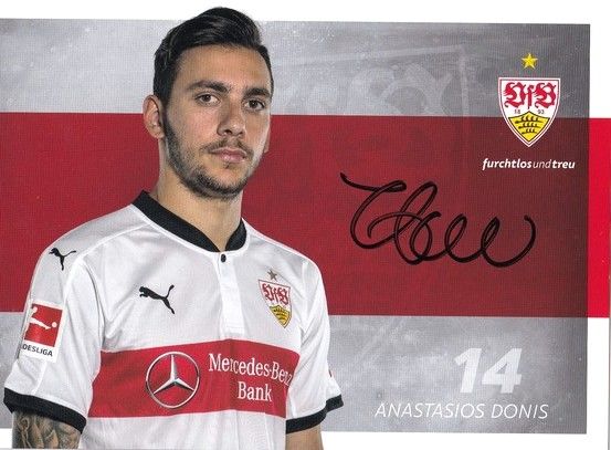 Autogramm Fussball | VfB Stuttgart | 2017 | Anastasios DONIS