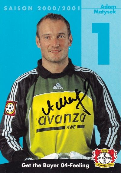 Autogramm Fussball | Bayer Leverkusen | 2000 | Adam MATYSEK