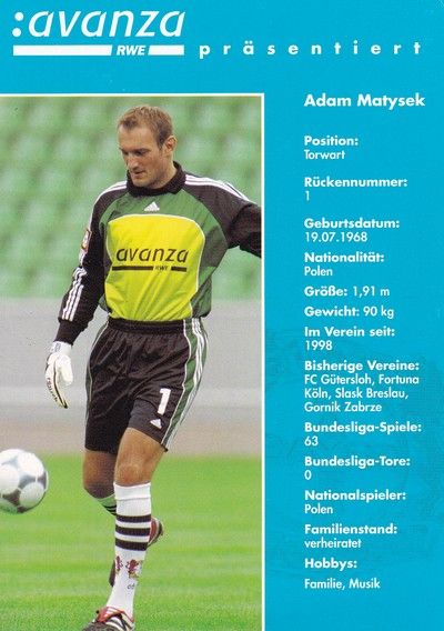 Autogramm Fussball | Bayer Leverkusen | 2000 | Adam MATYSEK