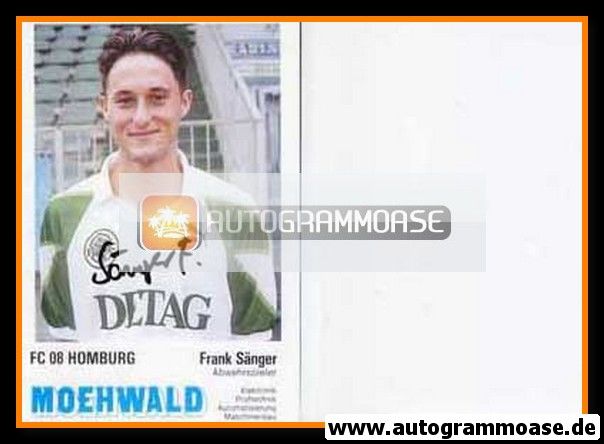 Autogramm Fussball | FC Homburg | 1991 | Frank SÄNGER