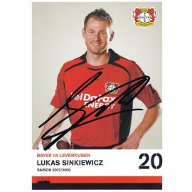 Autogramm Fussball | Bayer Leverkusen | 2007 | Lukas SINKIEWICZ 