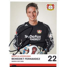Autogramm Fussball | Bayer Leverkusen | 2007 | Benedikt FERNANDEZ