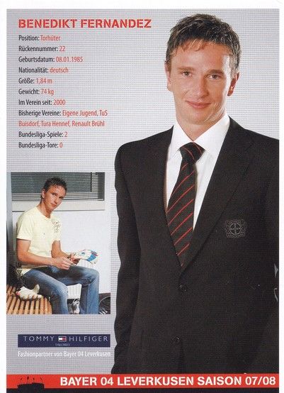 Autogramm Fussball | Bayer Leverkusen | 2007 | Benedikt FERNANDEZ