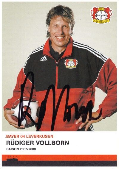 Autogramm Fussball | Bayer Leverkusen | 2007 | Rüdiger VOLLBORN 
