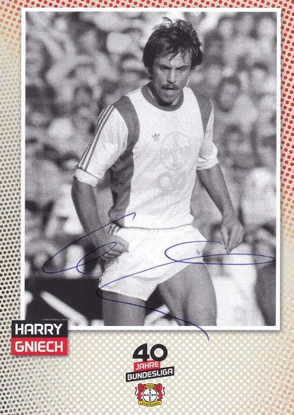 Autogramm Fussball | Bayer Leverkusen | 2003 Retro | Harry GNIECH