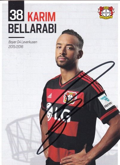 Autogramm Fussball | Bayer Leverkusen | 2015 | Karim BELLARABI