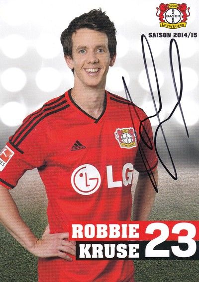 Autogramm Fussball | Bayer Leverkusen | 2014 | Robbie KRUSE