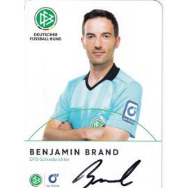 Autogramm Fussball | Schiedsrichter | 2021 Örtliche | Benjamin BRAND