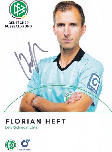 Autogramm Fussball | Schiedsrichter | 2021 Örtliche | Florian HEFT