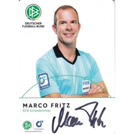 Autogramm Fussball | Schiedsrichter | 2021 Örtliche | Marco FRITZ