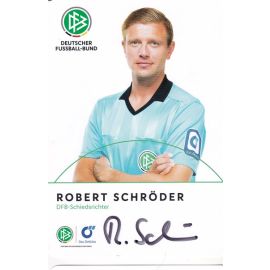 Autogramm Fussball | Schiedsrichter | 2021 Örtliche | Robert SCHRÖDER