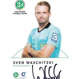 Autogramm Fussball | Schiedsrichter | 2021 Örtliche | Sven WASCHITZKI