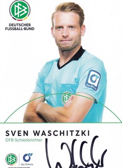 Autogramm Fussball | Schiedsrichter | 2021 Örtliche | Sven WASCHITZKI