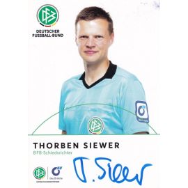 Autogramm Fussball | Schiedsrichter | 2021 Örtliche | Thorben SIEWER
