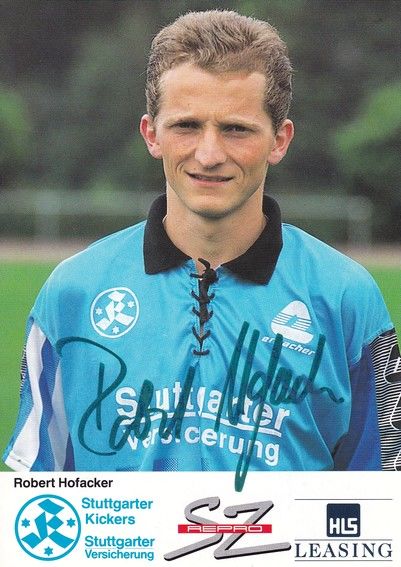 Autogramm Fussball | Stuttgarter Kickers | 1992 | Robert HOFACKER