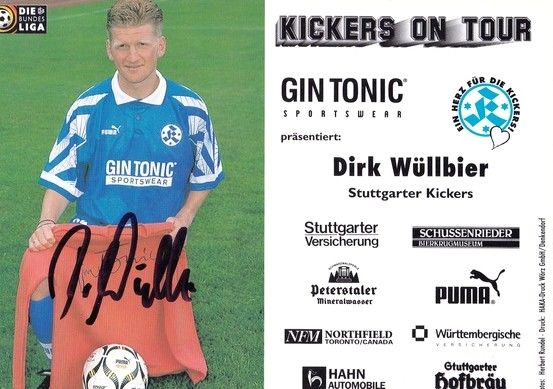 Autogramm Fussball | Stuttgarter Kickers | 1997 | Dirk WÜLLBIER