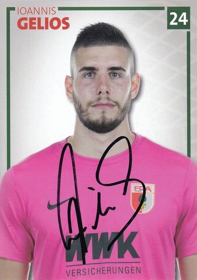 Autogramm Fussball | FC Augsburg | 2017 | Ioannis GELIOS